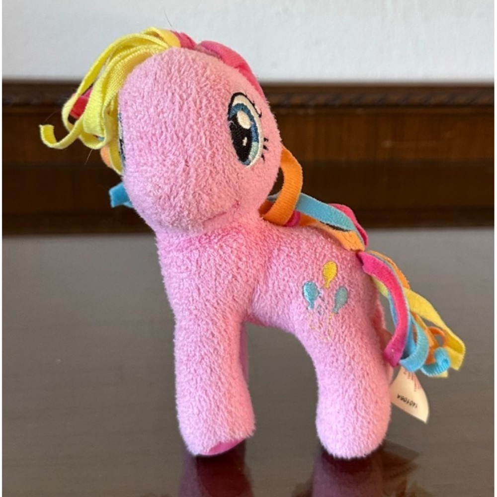 2014 My Little Pony Funrise Plush Pinkie‎ Pie Rainbow 6" Soft Toy Lovey